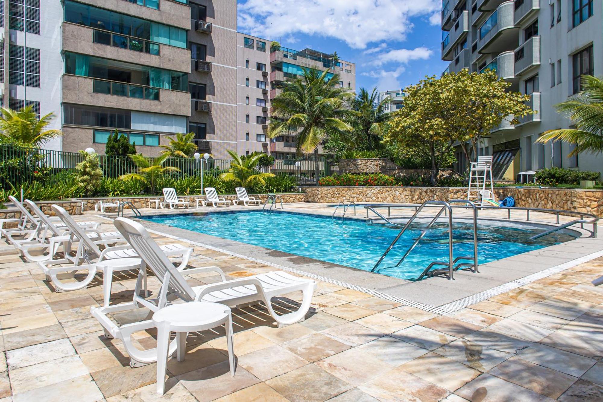 ריו דה ז'ניירו Decoracao Exclusiva Na Praia Com Piscina, Sauna, Academia E Estacionamento מראה חיצוני תמונה